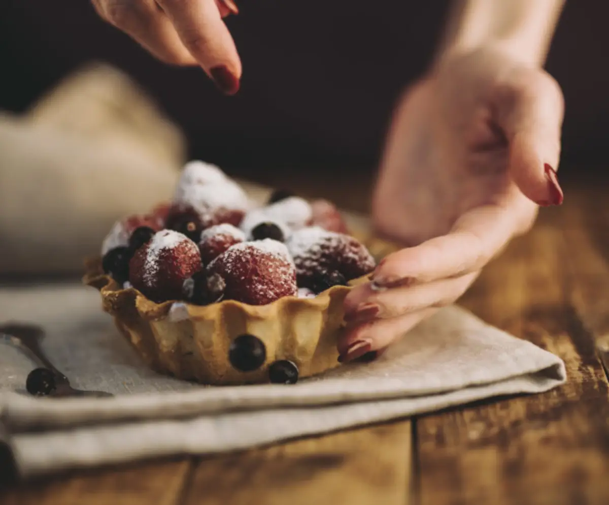 Tarte aux fruits rouges artisanale